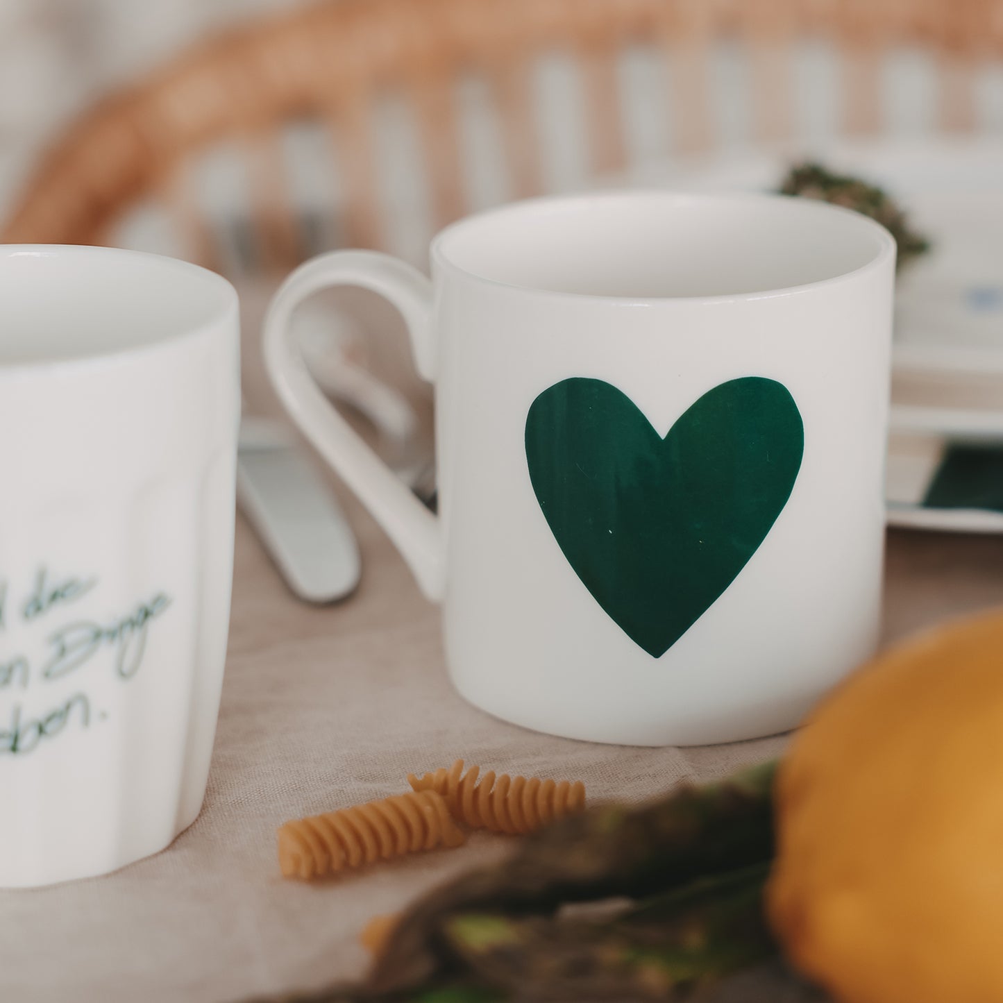 Tasse Kleine Dinge grün (VE = 4 Stk.)