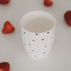 Becher kleine Herzen grün (VE = 4 Stk.)