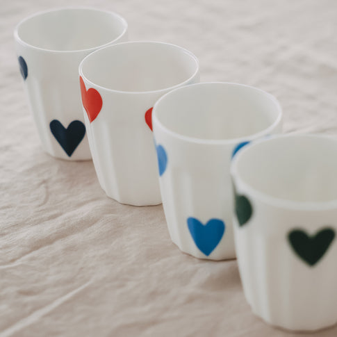 Becher große Herzen hellblau (VE = 4 Stk.)