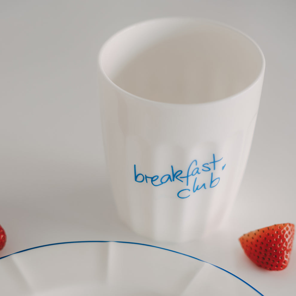 Becher Breakfast club hellblau (VE = 4 Stk.)