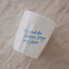 Becher Kleine Dinge hellblau (VE = 4 Stk.)