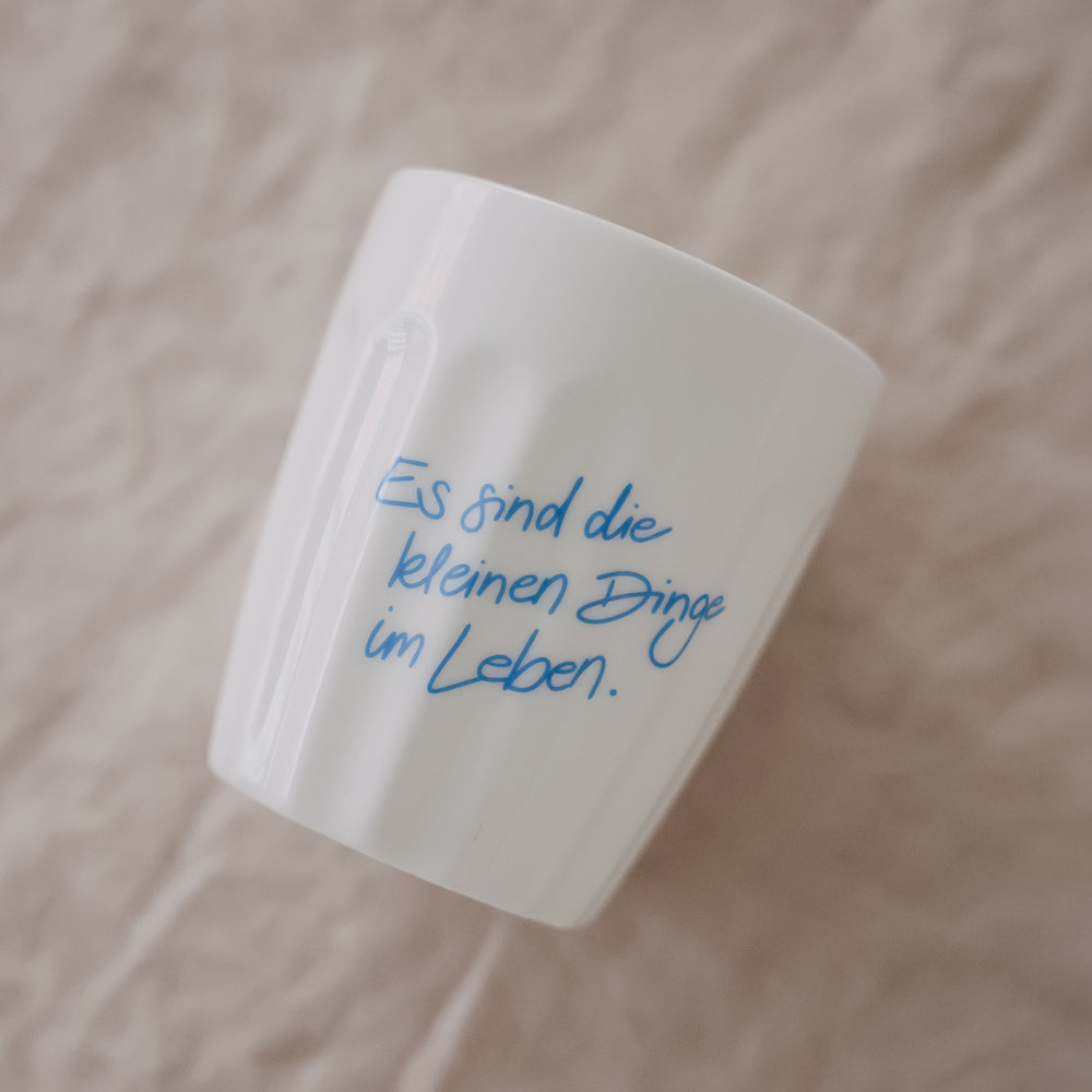Becher Kleine Dinge hellblau (VE = 4 Stk.)