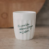 Becher Kleine Dinge grün (VE = 4 Stk.)