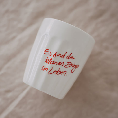 Becher Kleine Dinge rot (VE = 4 Stk.)