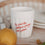Becher Kleine Dinge rot (VE = 4 Stk.)