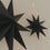 Papiersterne 3er Set schwarz (VE = 6 Sets)