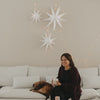 Paper stars 3-piece set white (VE = 6 sets)