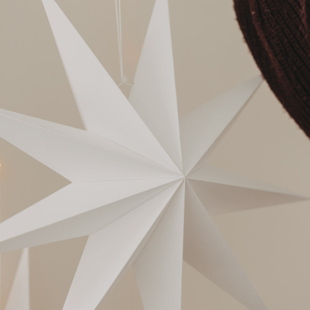 Paper stars 3-piece set white (VE = 6 sets)