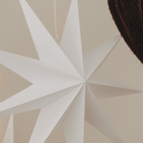 Paper stars 3-piece set white (VE = 6 sets)