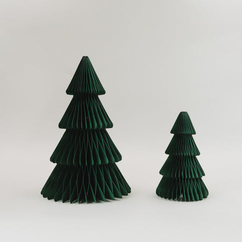 Papiertanne lot de 2 vert foncé (VE = 6 sets)