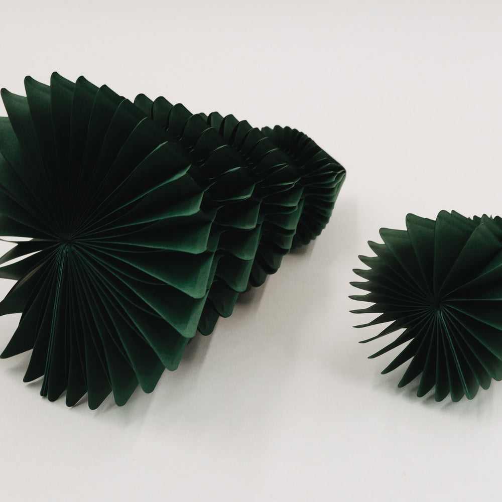 Papiertanne lot de 2 vert foncé (VE = 6 sets)