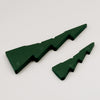 Papiertanne lot de 2 vert foncé (VE = 6 sets)