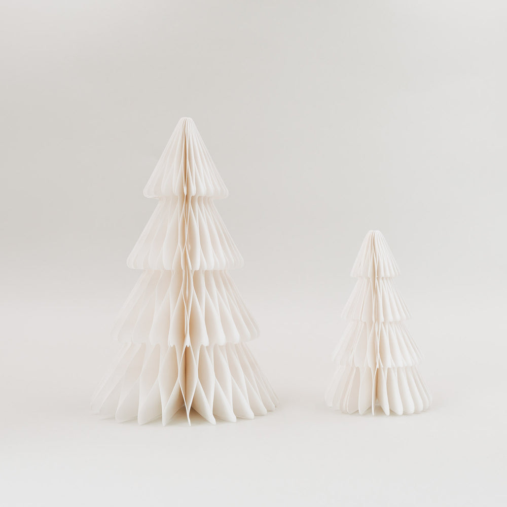 Papiertanne lot de 2 naturel (VE = 6 sets)