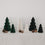 Papiertanne lot de 2 naturel (VE = 6 sets)