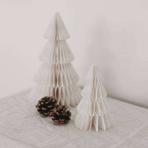 Papiertanne lot de 2 naturel (VE = 6 sets)