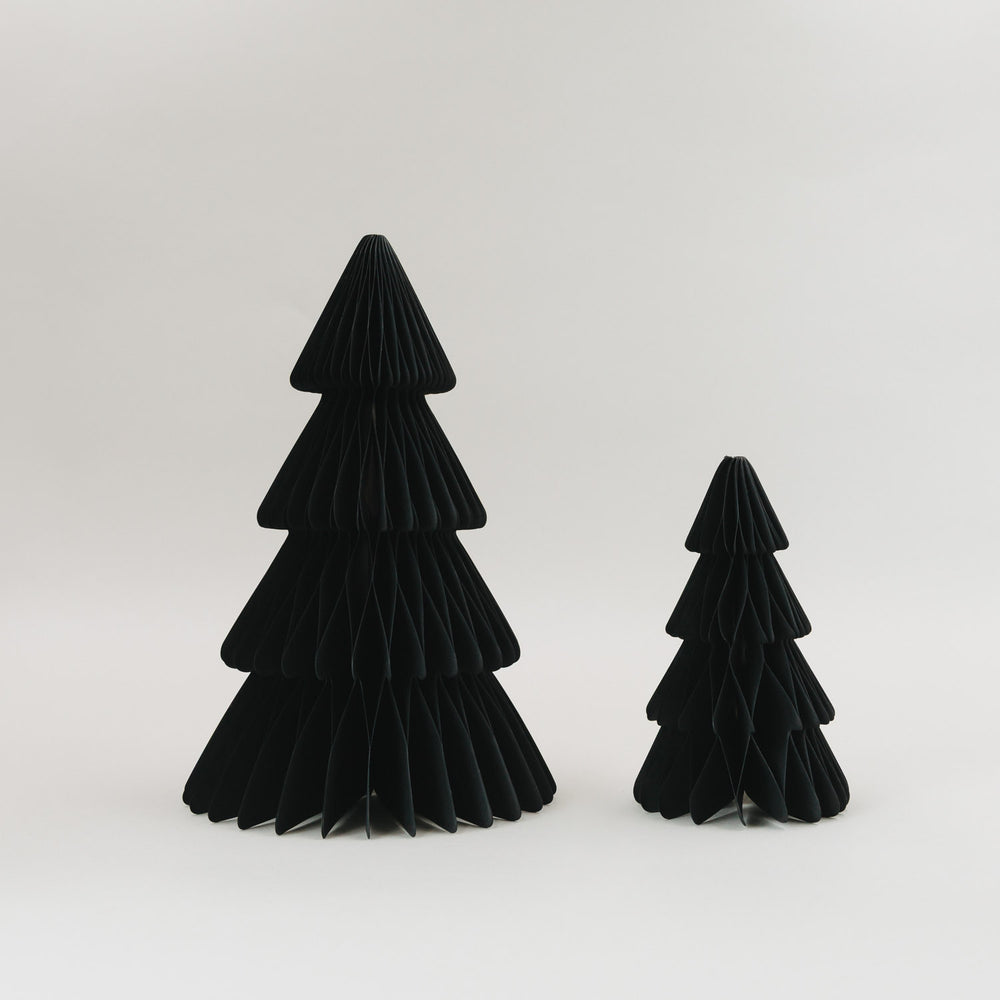 Papiertanne lot de 2 noir (VE = 6 sets)