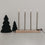 Papiertanne lot de 2 noir (VE = 6 sets)
