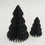 Papiertanne lot de 2 noir (VE = 6 sets)