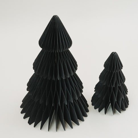 Papiertanne lot de 2 noir (VE = 6 sets)