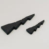 Papiertanne lot de 2 noir (VE = 6 sets)