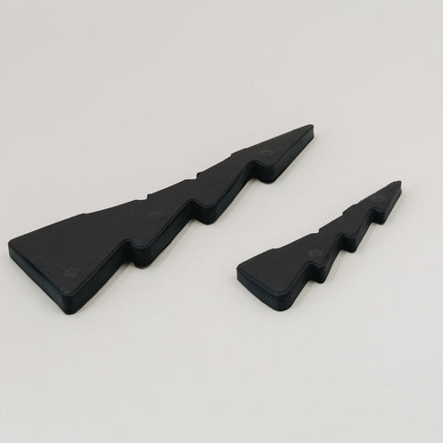 Papiertanne lot de 2 noir (VE = 6 sets)
