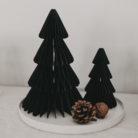 Papiertanne 2er Set schwarz (VE = 6 sets)