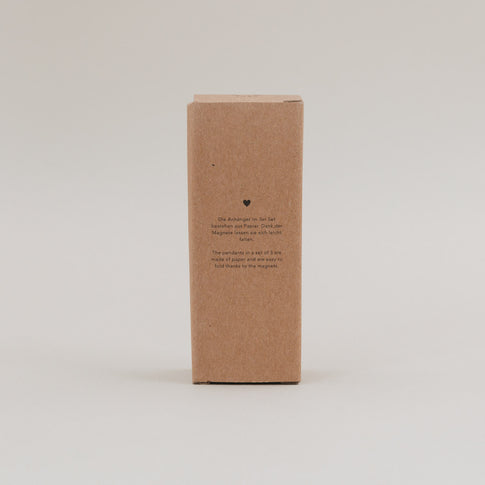 Étiquettes en papier lot de 3 10cm vert foncé (VE = 6 pcs)