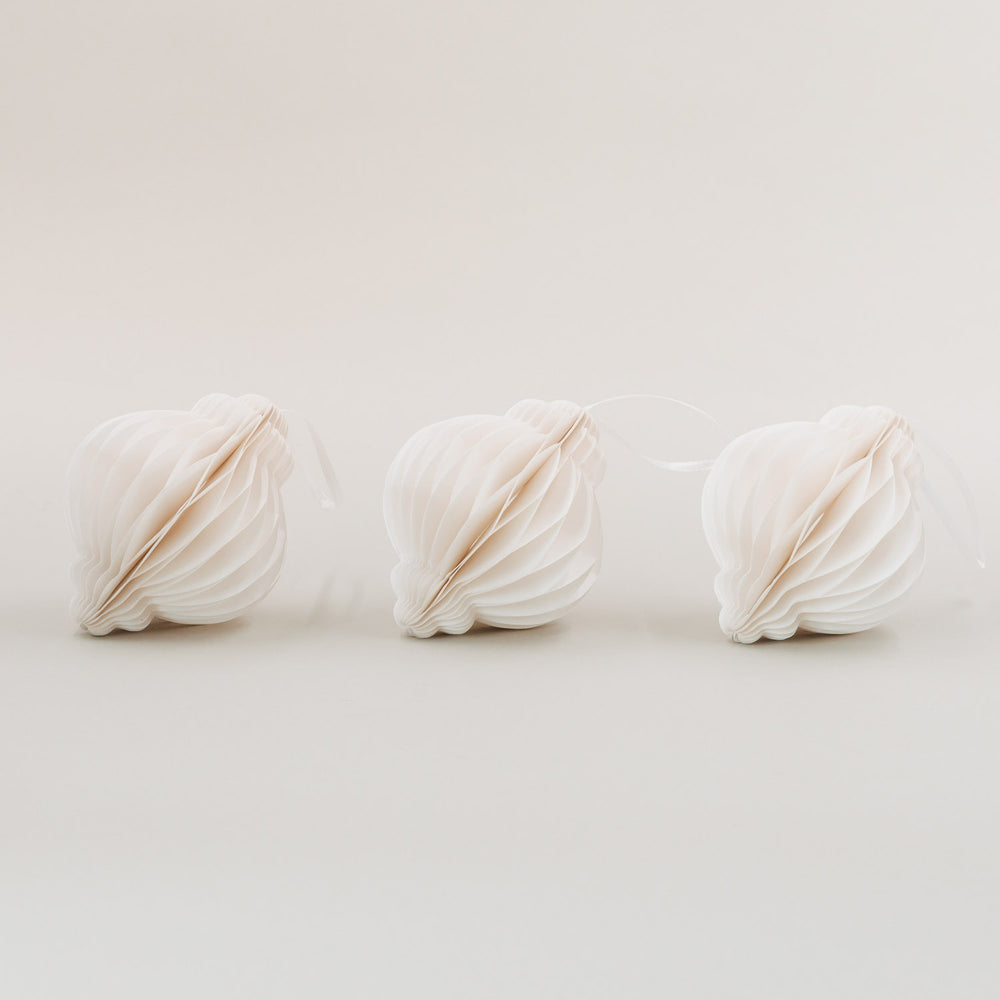 Papieranhänger 3er Set 10cm natur (VE = 6 Stk.)