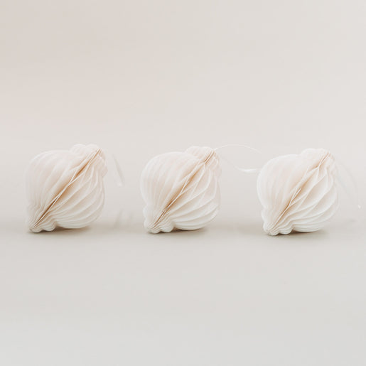 Papieranhänger 3er Set 10cm natur (VE = 6 Stk.)