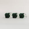 Étiquettes en papier lot de 3 7cm vert foncé (VE = 6 pcs)