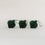 Étiquettes en papier lot de 3 7cm vert foncé (VE = 6 pcs)