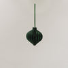 Étiquettes en papier lot de 3 7cm vert foncé (VE = 6 pcs)