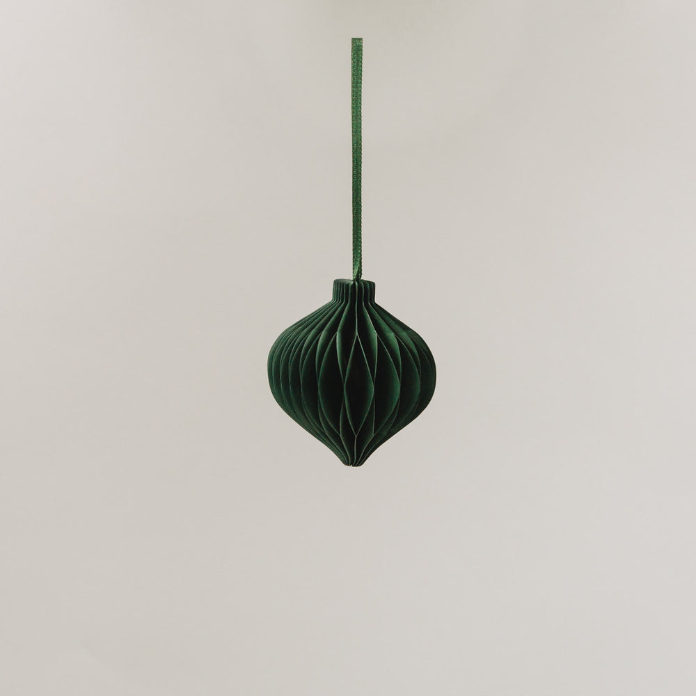 Étiquettes en papier lot de 3 7cm vert foncé (VE = 6 pcs)