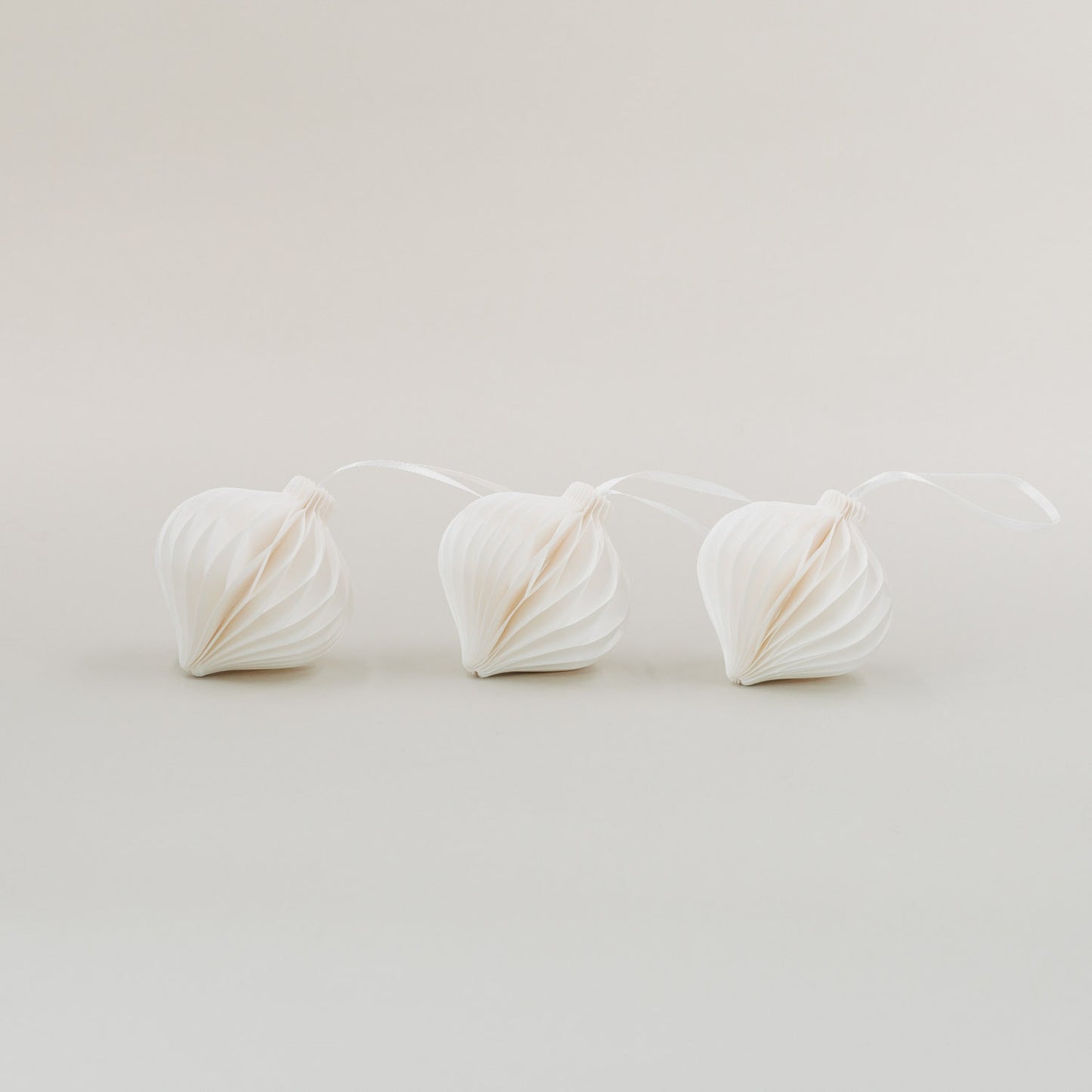 Papieranhänger 3er Set 7cm natur (VE = 6 Stk.)