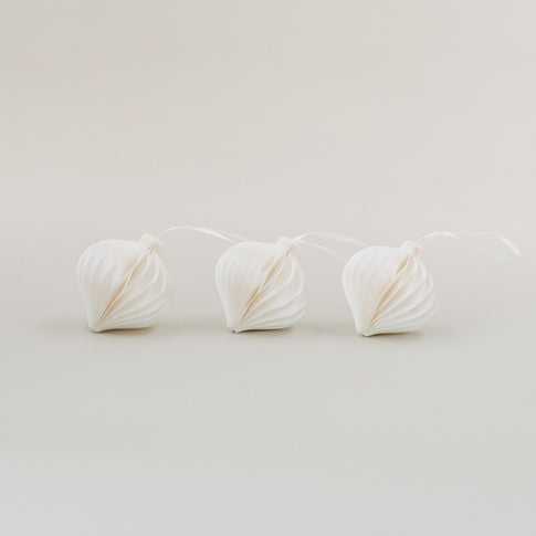 Papieranhänger 3er Set 7cm natur (VE = 6 Stk.)