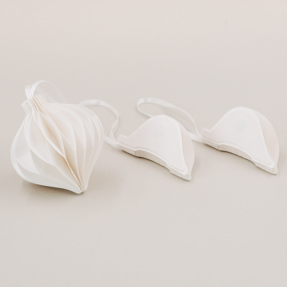 Papieranhänger 3er Set 7cm natur (VE = 6 Stk.)