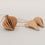 Étiquettes en papier lot de 3 7cm marron (VE = 6 pcs.)