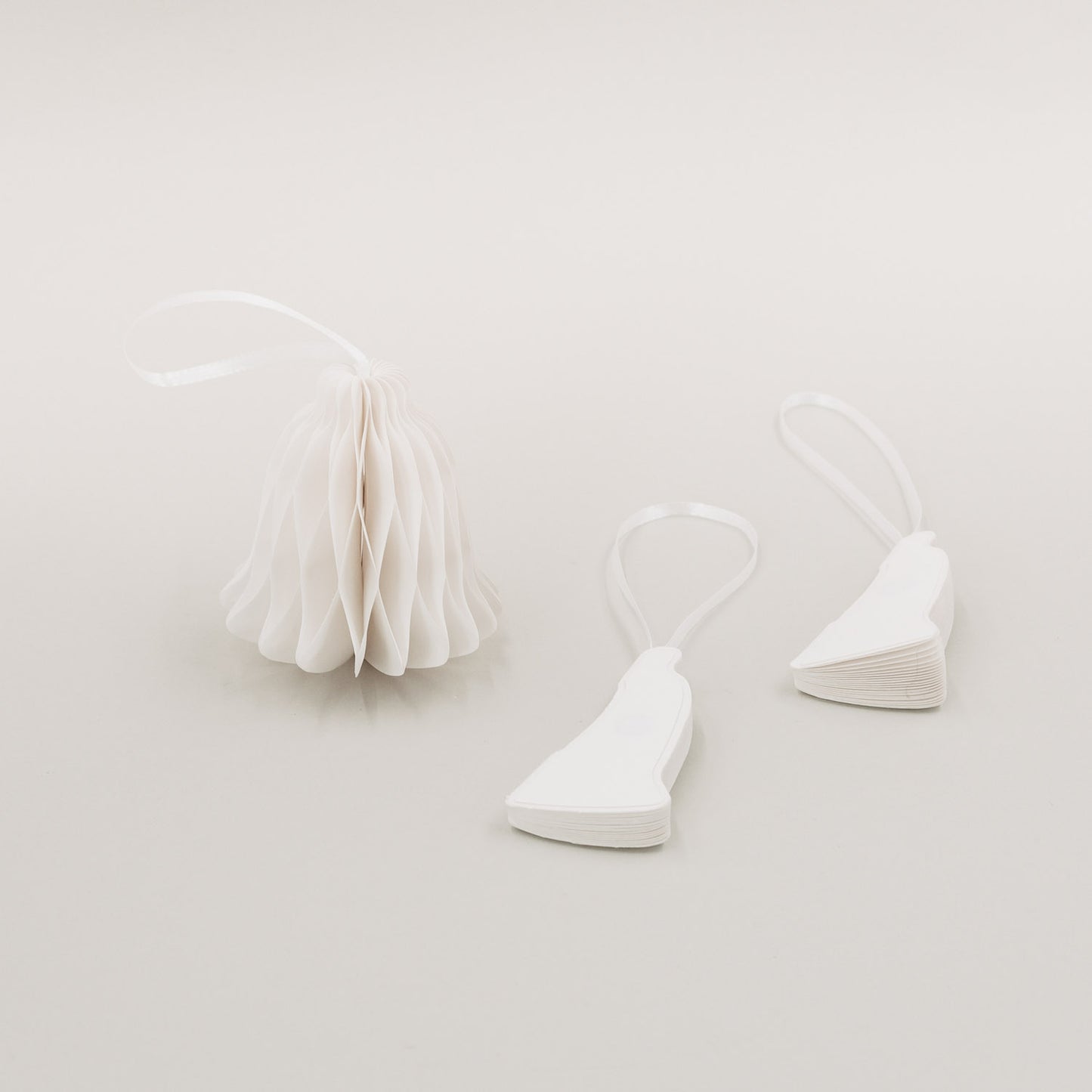 Étiquettes en papier cloche lot de 3 naturel (VE = 6 pcs.)