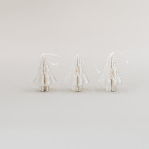 Étiquettes en papier Sapin lot de 3 naturel (VE = 6 pcs.)