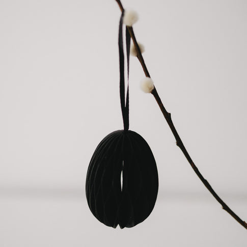 Papieranhänger 6er Set Ostern schwarz (VE = 6 Stk.)