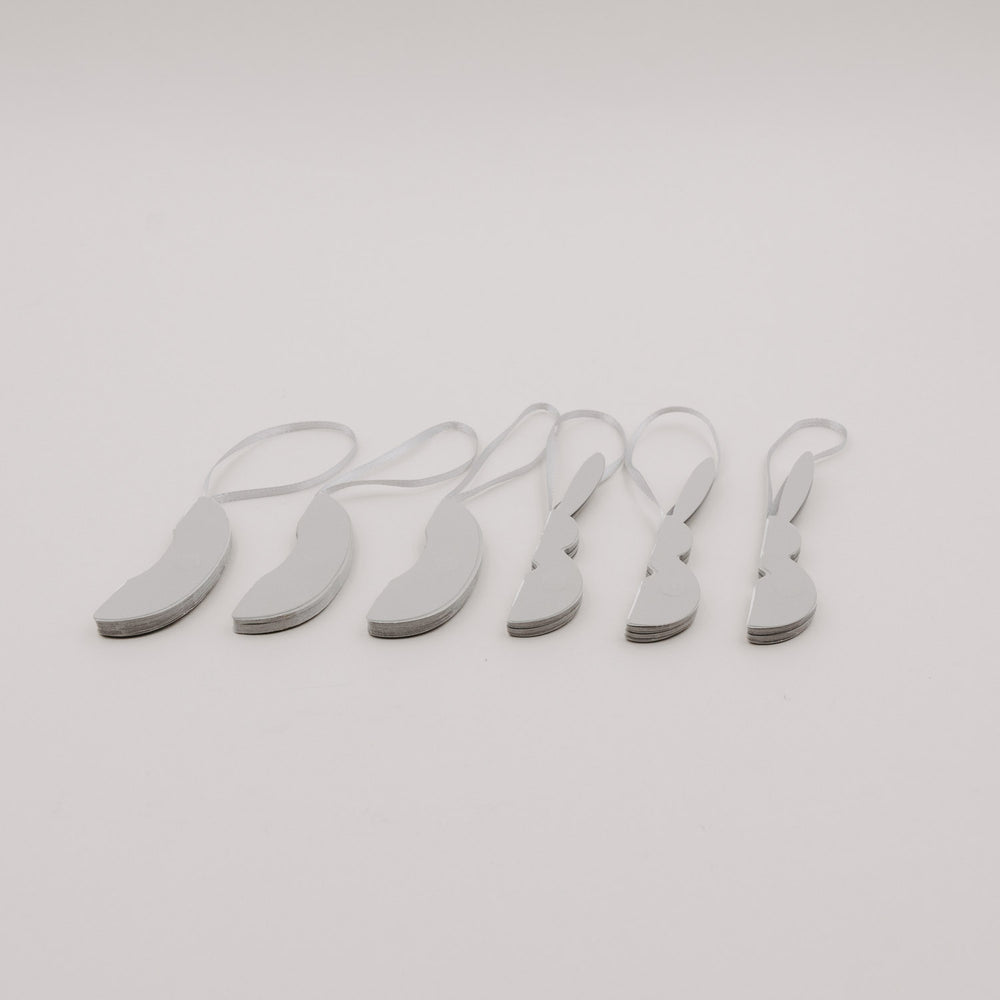 Papieranhänger 6er Set Ostern grau (VE = 6 Stk.)