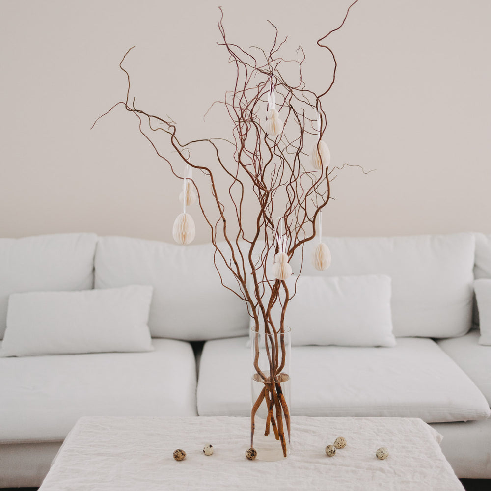 Papieranhänger 6er Set Ostern beige (VE = 6 Stk.)