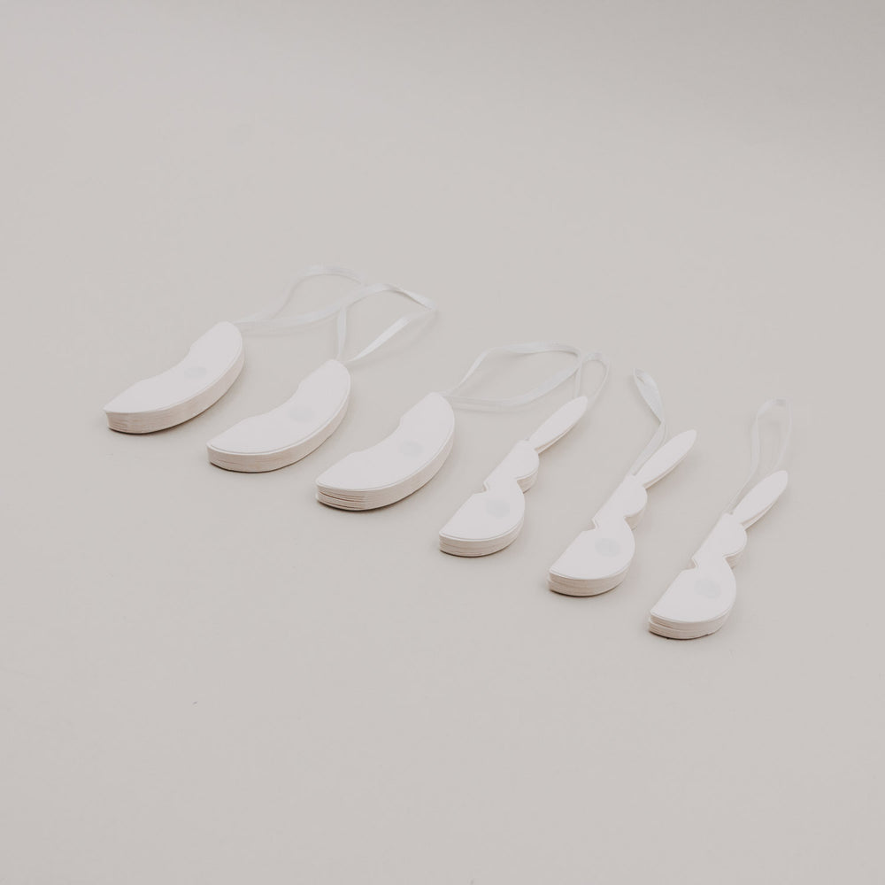 Papieranhänger 6er Set Ostern beige (VE = 6 Stk.)