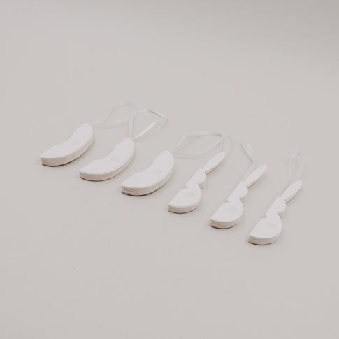 Papieranhänger 6er Set Ostern beige (VE = 6 Stk.)