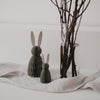 Papierhasen 2er Set grau (VE = 6 Stk.)