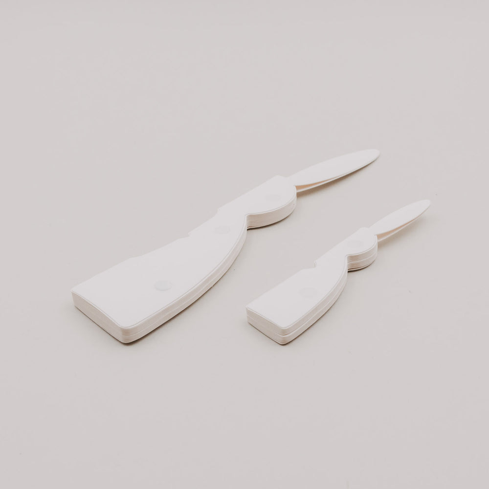 Papierhasen 2er Set beige (VE = 6 Stk.)