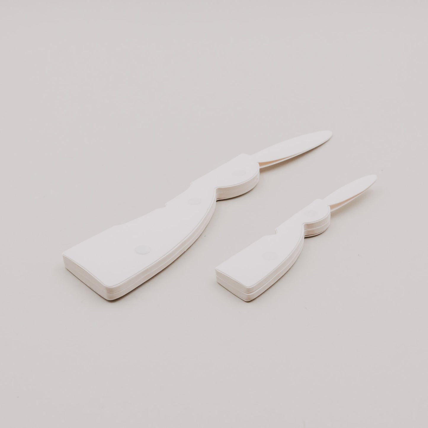 Papierhasen 2er Set beige (VE = 6 Stk.)