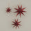 Papiersterne 3er Set rot (VE = 6 Sets)