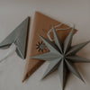 Papiersterne 3er Set grau (VE = 6 Sets)
