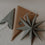 Papiersterne 3er Set grau (VE = 6 Sets)